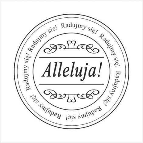 Stempel gumowy Crafty Moly Alleluja